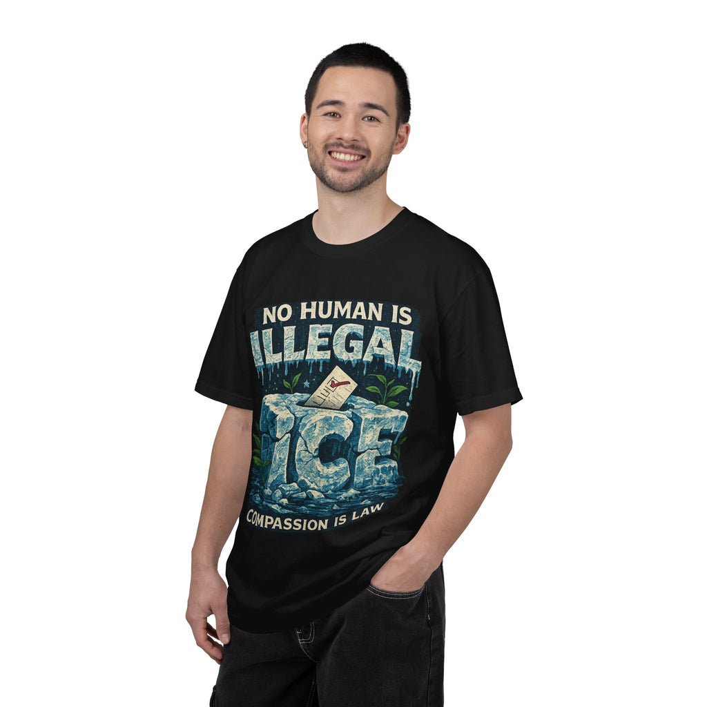 Illegal Is a Policy. Human Is a Fact Graphic T-shirt