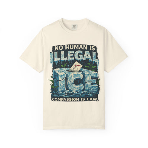 Illegal Is a Policy. Human Is a Fact Graphic T-shirt