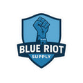 Blue Riot shield fist Sticker | Kiss-Cut vinyl decal