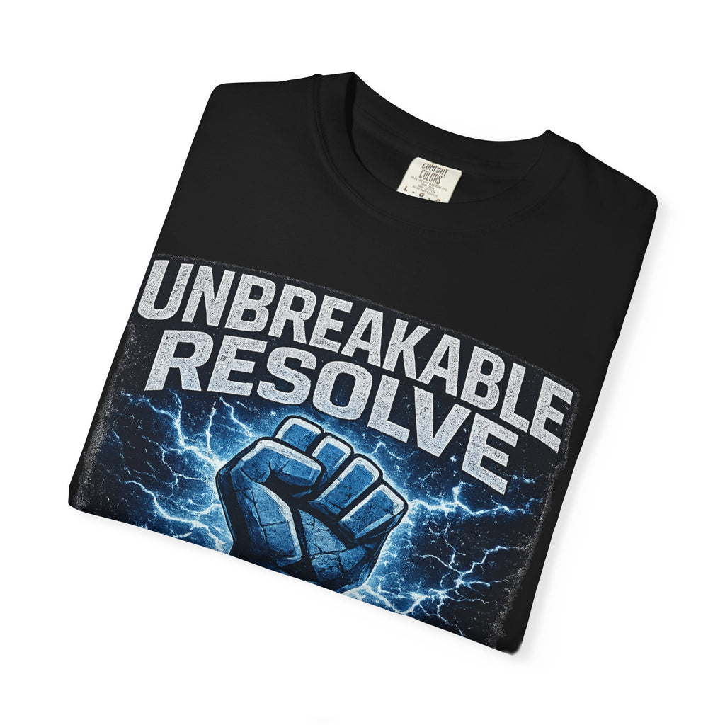 Unbreakable Resolve – Blue Riot Supply Power Tee