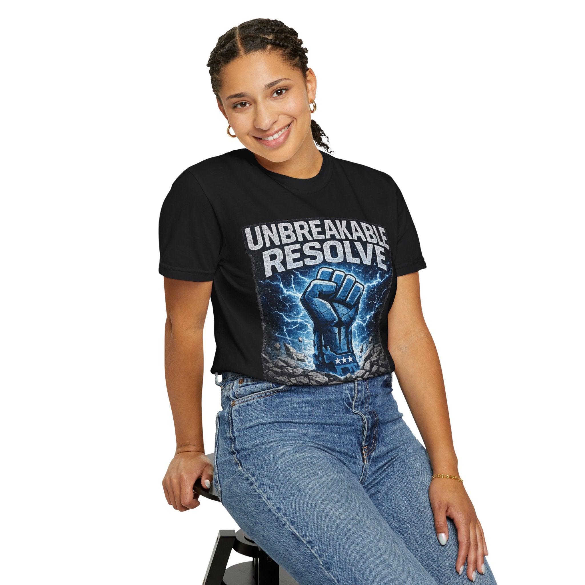 Unbreakable Resolve – Blue Riot Supply Power Tee