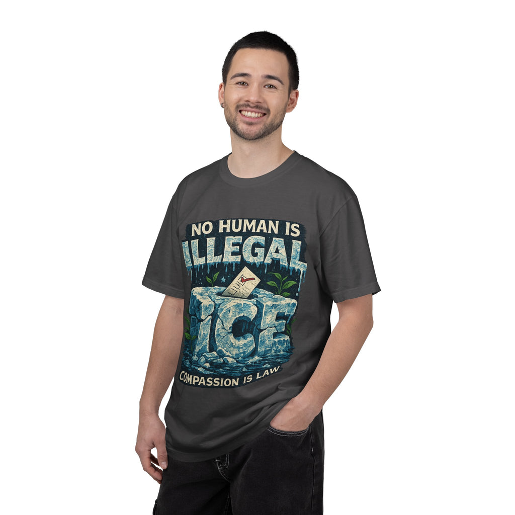 Illegal Is a Policy. Human Is a Fact Graphic T-shirt